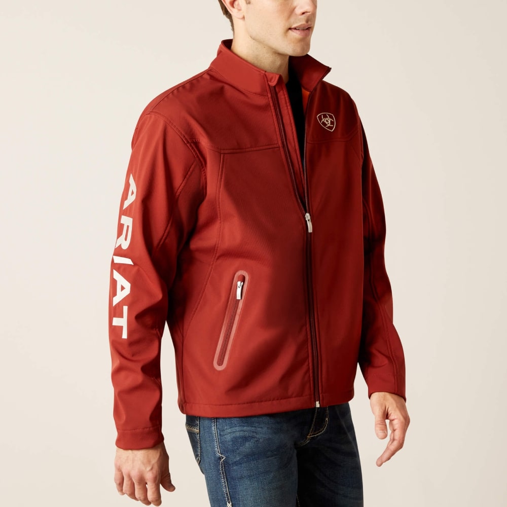 Ariat Mens Softshell Jacket Fired Brick