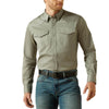 Ariat Mens Solid Twill Fitted Shirt