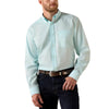 Ariat Mens Solid Pinpoint Oxford Classic Fit Shirt Angel Blue - 10071537