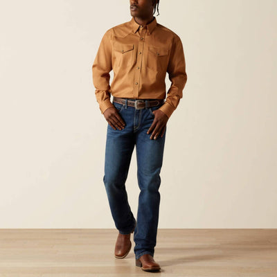 Ariat Mens Solid Twill Classic Fit Shirt