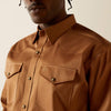 Ariat Mens Solid Twill Classic Fit Shirt