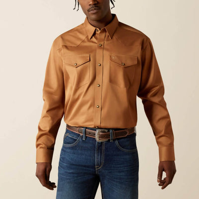 Ariat Mens Solid Twill Classic Fit Shirt