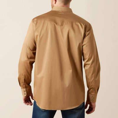 Ariat Mens Solid Twill Fitted Shirt