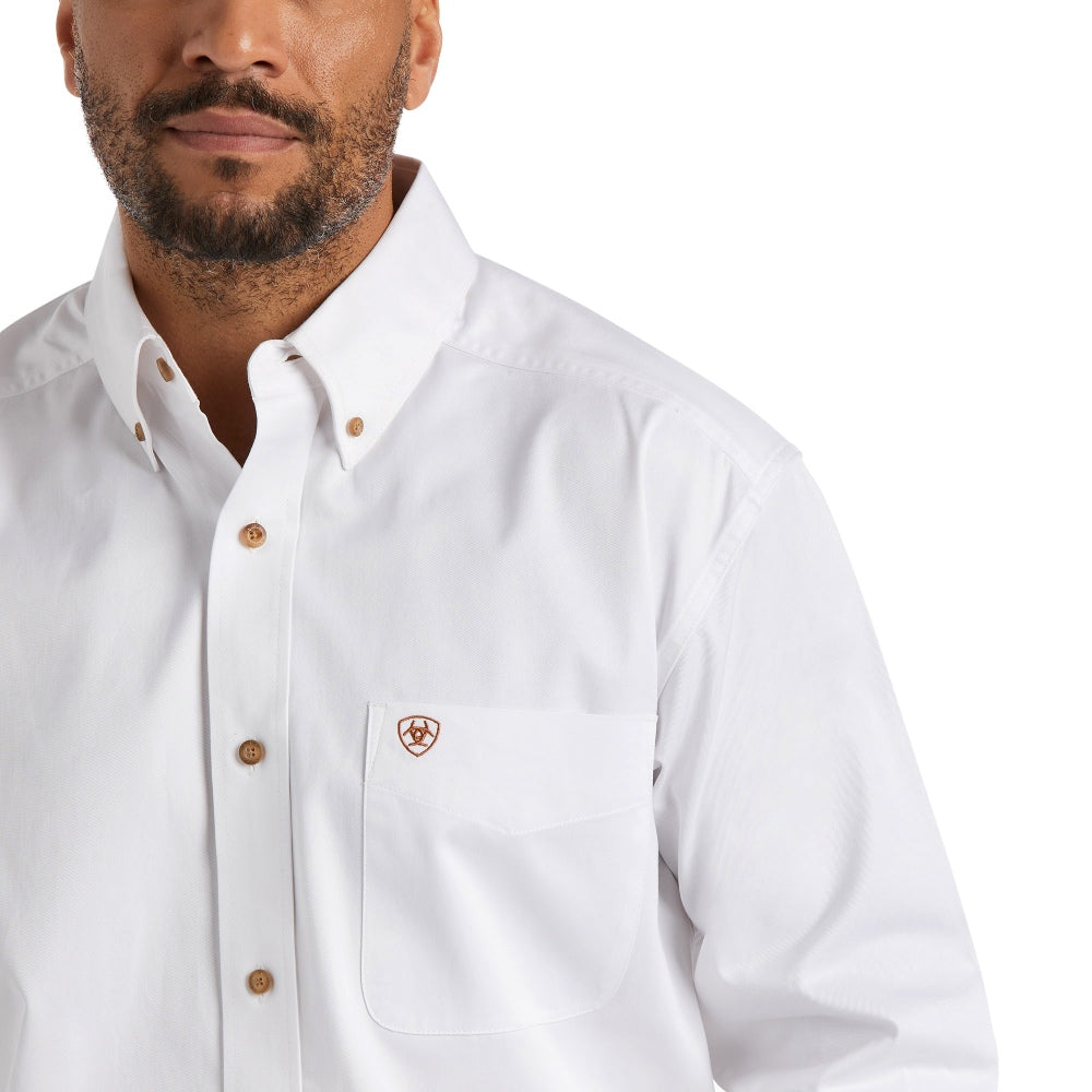 Ariat Mens Solid Twill Shirt