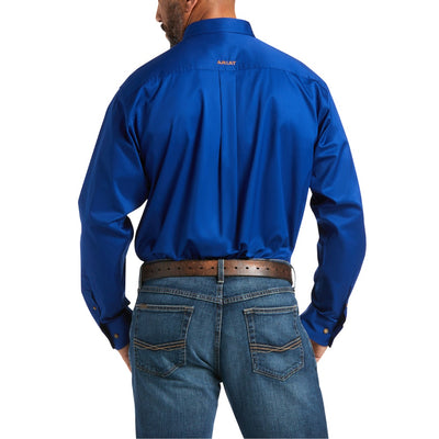 Ariat Mens Solid Twill Shirt Ultramarine