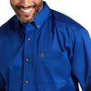 Ariat Mens Solid Twill Shirt Ultramarine - 10006660