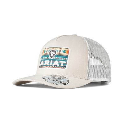 Ariat Mens Southwest Logo Patch Cap Beige - A300085831