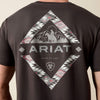 Ariat Mens Southwest Mountain Man T-Shirt Vintage Black - 10062951