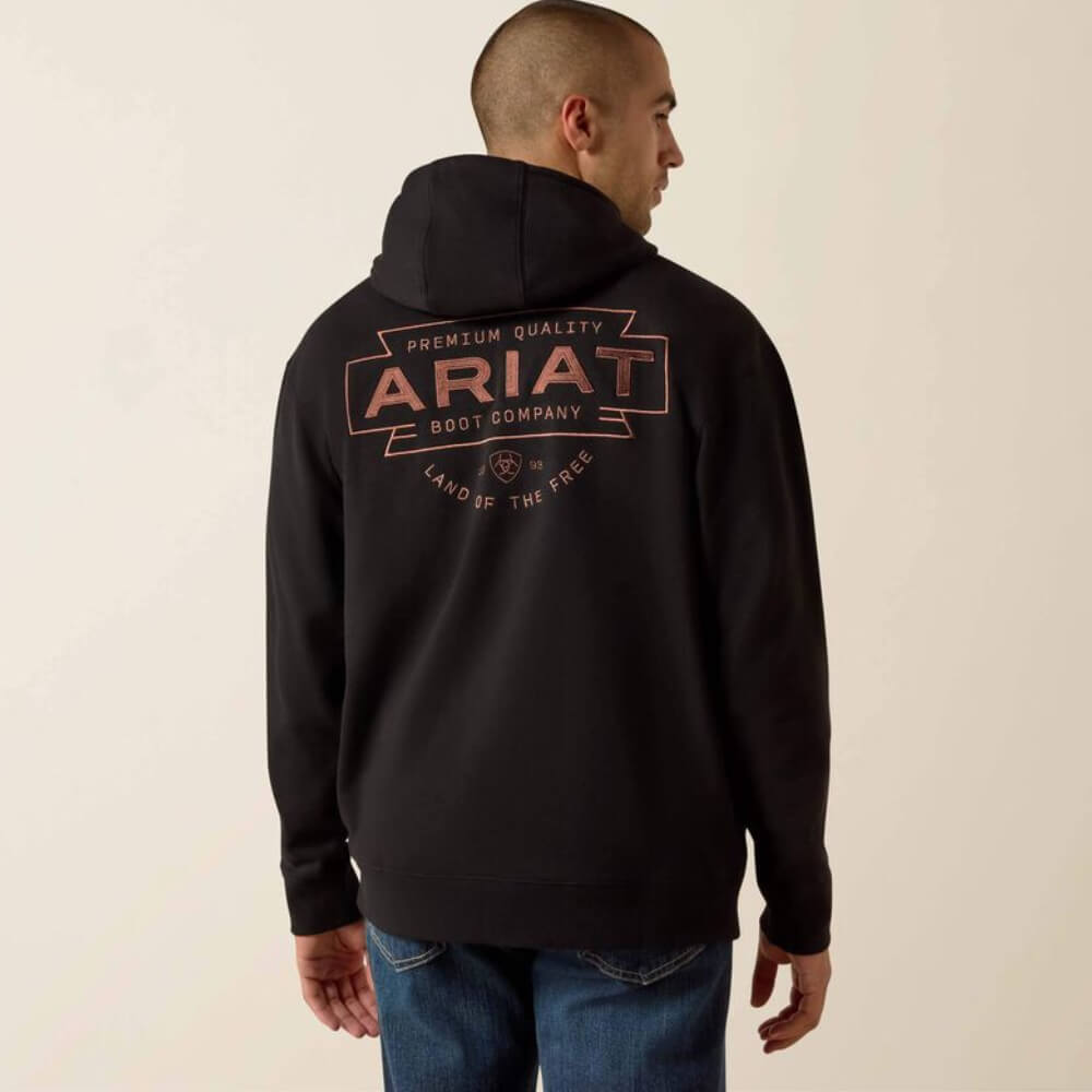 Ariat Mens Southwest Simple Hoodie Black - 10073713