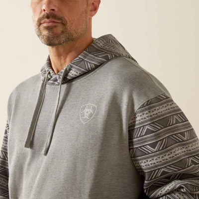 Ariat Mens Southwestern Hoodie Grey Geo Serape - 10062819
