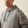 Ariat Mens Southwestern Hoodie Grey Geo Serape - 10062819