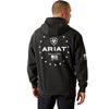 Ariat Mens Sponsor Patriot Hoodie Charcoal Heather - 10062496