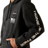 Ariat Mens Sponsor Patriot Hoodie Charcoal Heather - 10062496