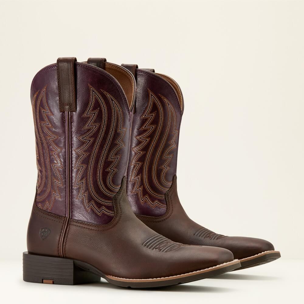 Ariat Mens Sport Big Country Wide Square Toe Cowboy Boots - 10061172