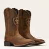 Ariat Mens Sport Freedom Wide Square Toe Cowboy Boots Distressed Brown - 10061326