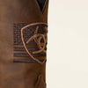 Ariat Mens Sport Freedom Wide Square Toe Cowboy Boots Distressed Brown - 10061326