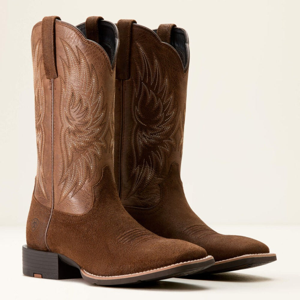 ariat dress boots men's Ariat Men's Sport Rider Aged Smokehouse Cowboy Boots