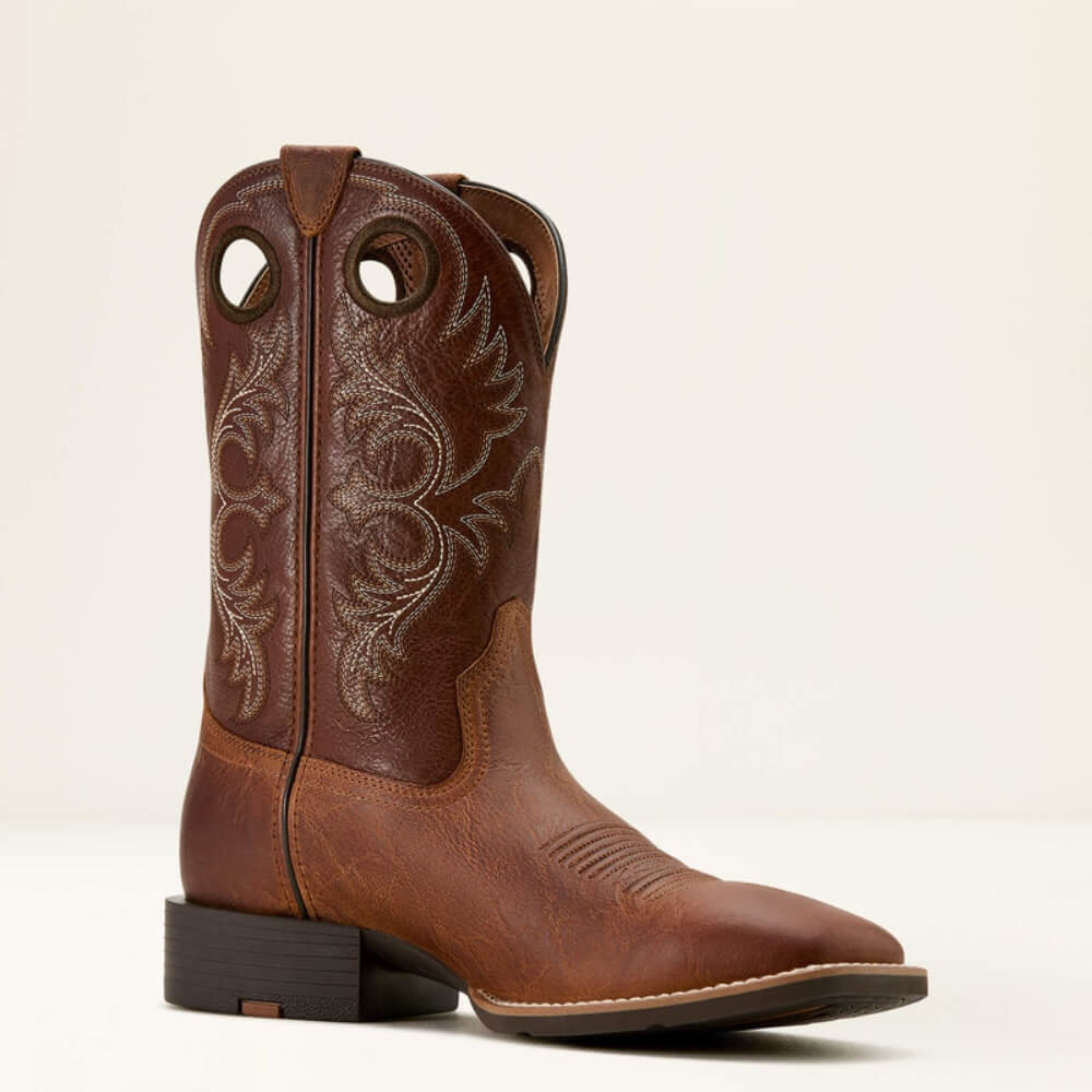 Ariat Mens Sport Rodeo Cowboy Boots Luna Tan - 10061183
