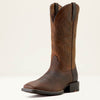 Ariat Mens Sport Rustler Wide Square Toe Cowboy Boots Rich Oak - 10063985