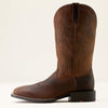 Ariat Mens Sport Rustler Wide Square Toe Cowboy Boots Rich Oak - 10063985