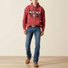 Ariat Mens Liquid Stamp Flag Hoodie