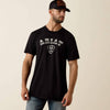Ariat Mens Stipple Horizon Classic Fit T-Shirt Black - 10073460