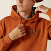 Ariat Mens Stitch Shield Logo Hoodie Adobe - 10062493