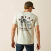 Ariat Mens Straight Shooter T-Shirt Oatmeal Heather - 10062412