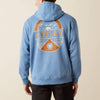 Ariat Mens Sun Valley Circle Hoodie Blue - 10062498