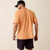 Ariat Mens TEK Classic Fit Polo Shirt Cantaloupe - 10071397