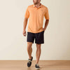 Ariat Mens TEK Classic Fit Polo Shirt Cantaloupe - 10071397