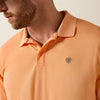 Ariat Mens TEK Classic Fit Polo Shirt Cantaloupe - 10071397