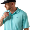 Ariat Mens TEK Polo Shirt Angel Blue - 10073481