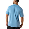 Ariat Mens TEK Polo Shirt Blissful Blue - 10071394