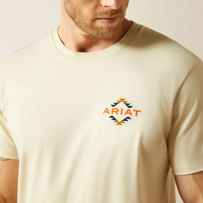Ariat Mens Tapaz Zapoteco T-Shirt Natural - 10062416