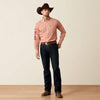 Ariat Mens Team Dixon Classic Fit Shirt Ketchup/Fudge - 10079372