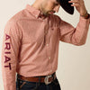 Ariat Mens Team Dixon Classic Fit Shirt Ketchup/Fudge - 10079372