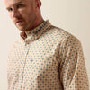 Ariat Mens Team Dusty Classic Fit Shirt Gold/Blue Nights - 10079618