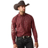 Ariat Mens Team Dutton Classic Fit Shirt Ketchup Paisley - 10079371