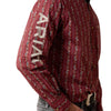 Ariat Mens Team Dutton Classic Fit Shirt Ketchup Paisley - 10079371