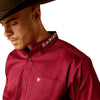 Ariat Mens Team Logo Dark Red Shirt