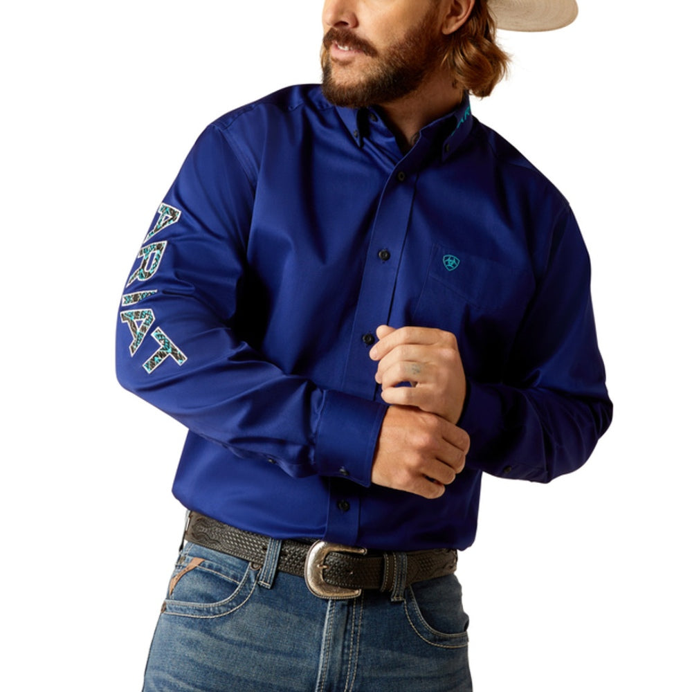 Ariat Mens Team Logo Long Sleeve Shirt