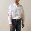 Ariat Mens Team Logo Mexico Shirt White - 10040911