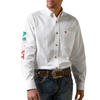 Ariat Mens Team Logo Mexico Shirt White - 10040911