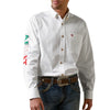 Ariat Mens Team Logo Mexico Shirt White