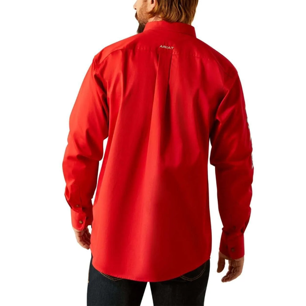 Ariat Mens Team Logo Red Shirt