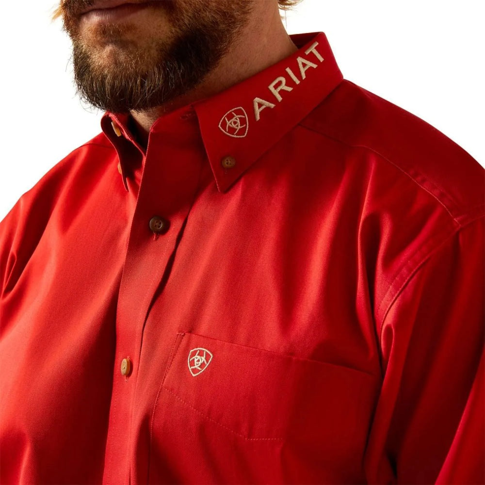 Ariat Mens Team Logo Red Shirt