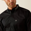 Ariat Mens Team Logo Twill Black Shirt