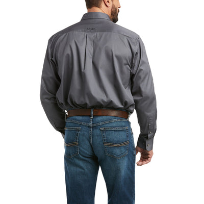 Ariat Mens Team Logo Twill Classic Fit Shirt Quiet Shade