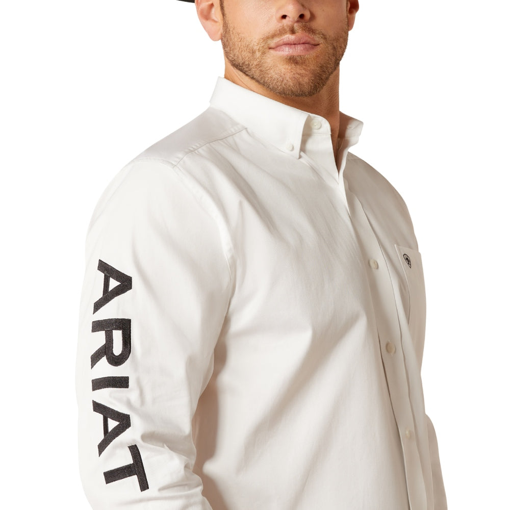 Ariat Mens Team Logo Twill Classic Fit Shirt 